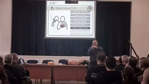 Életmentési képzés a MIÖR-nél